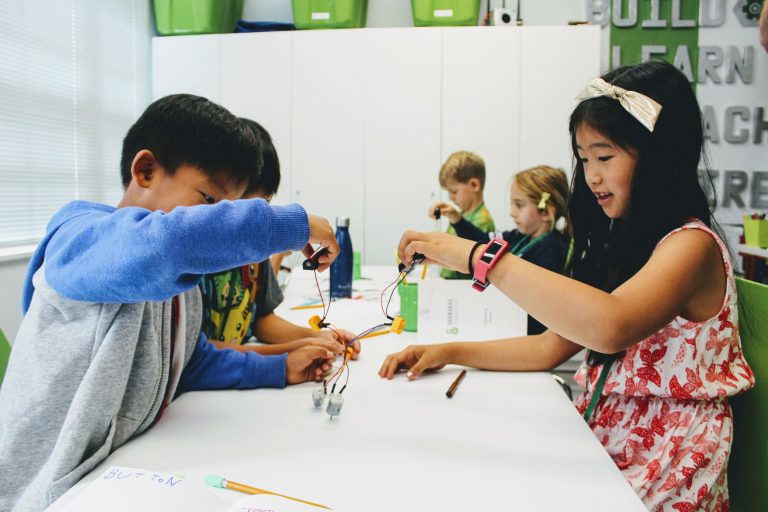 summer camp robotics with motors